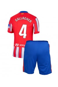 Atletico Madrid Conor Gallagher #4 Babytruitje Thuis tenue Kind 2024-25 Korte Mouw (+ Korte broeken)